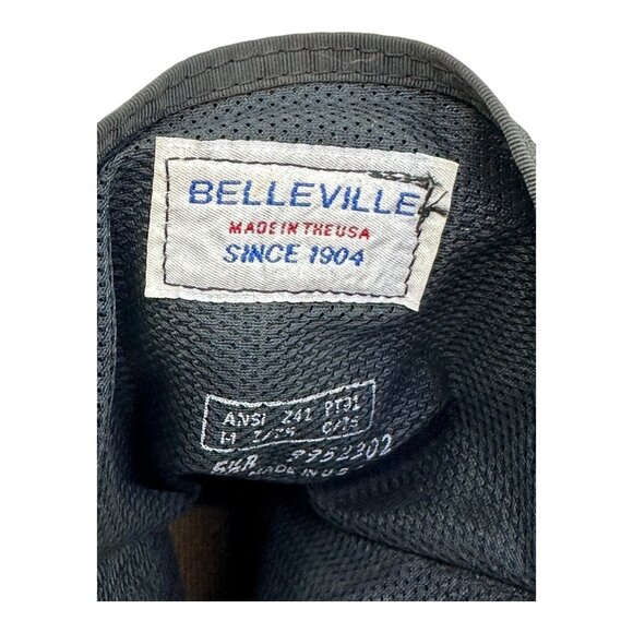 US Military BELLEVILLE Black Steel Toe Combat Boots 5.5R Oil Resistance NEW VTG. - Picture 8 of 14
